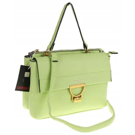 YY Coveri Włoska Marka Torebka do Ręki kuferek Listonoszka CJLTU1492 Green