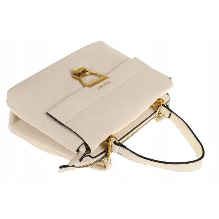 YY Coveri Włoska Marka Torebka do Ręki kuferek Listonoszka CJLTU1492 Beige