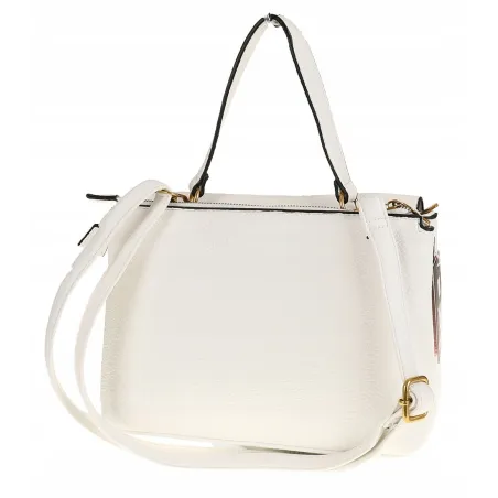 YY Coveri Włoska Marka Torebka do Ręki kuferek Listonoszka CJLTU1492 White