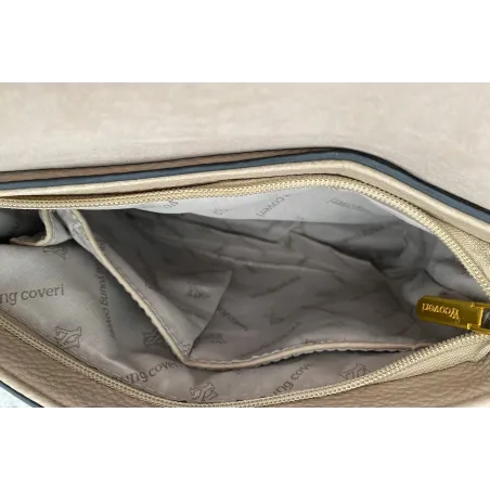 YY Coveri Włoska Marka Torebka do Ręki kuferek Listonoszka CJLTU1492 White