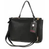 YY Coveri Włoska  Marka Torebka do Ręki kuferek Listonoszka CJLTU1492 Black
