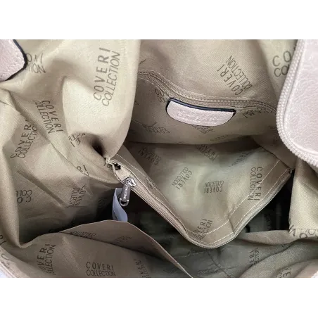 Coveri Collection Włoska Marka  Torebka Damska Listonoszka Worek CC80345 Blue