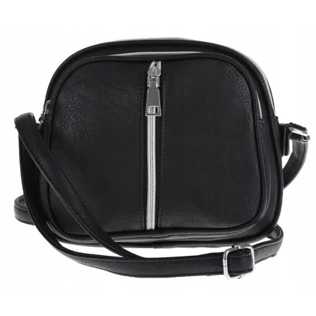 Torebka Damska Elegancka Ramię Miejskia Listonoszka Klasyczna Shoper S56 Czarny