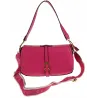 YYcoveri Włoska Marka  Torebka Damska Kuferek Listonoszka naRamę CJL502031 Fuchsia