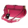 YYcoveri Włoska Marka  Torebka Damska Kuferek Listonoszka naRamę CJL502031 Fuchsia