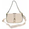 YYcoveri Włoska Marka Torebka Damska Kuferek Listonoszka na Ramę CJL502031 Beige