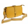 YYcoveri Włoska Marka Torebka Damska Kuferek Listonoszka na Ramę CJL502031 Yellow