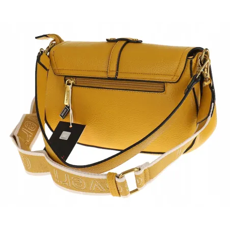YYcoveri Włoska Marka Torebka Damska Kuferek Listonoszka na Ramę CJL502031 Yellow