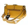 YYcoveri Włoska Marka Torebka Damska Kuferek Listonoszka na Ramę CJL502031 Yellow