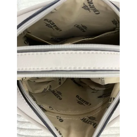 CHARRO Włoska Marka  Torebka Damska Listonoszka Kuferek CH966841 Pink