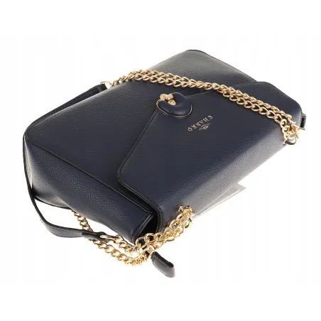 CHARRO Włoska Marka Torebka Damska Listonoszka Kuferek CH667866 Blue