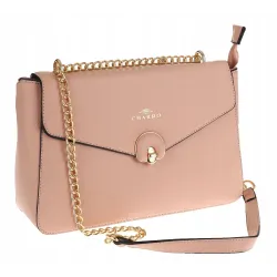 CHARRO Włoska Marka Torebka Damska Listonoszka Kuferek CH667866 Pink