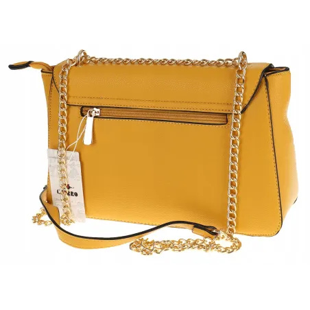 CHARRO Włoska Marka  Torebka Damska Listonoszka Kuferek CH667866 Yellow