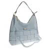 CHARRO Włoska Marka  Torebka Listonoszka Worek na Ramię Shopper CH855631 Sky Blue