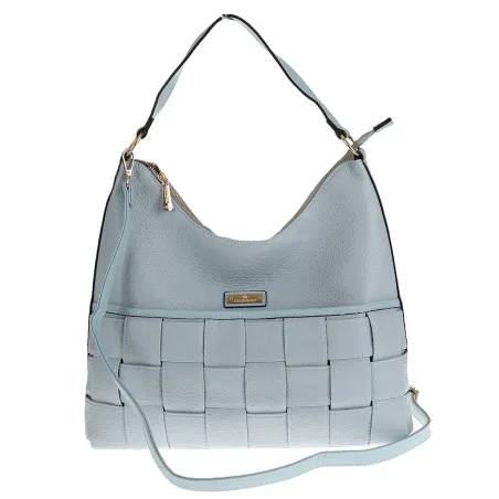 CHARRO Włoska Marka  Torebka Listonoszka Worek na Ramię Shopper CH855631 Sky Blue