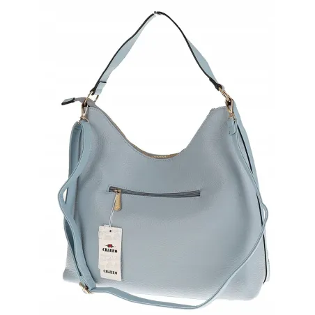 CHARRO Włoska Marka  Torebka Listonoszka Worek na Ramię Shopper CH855631 Sky Blue