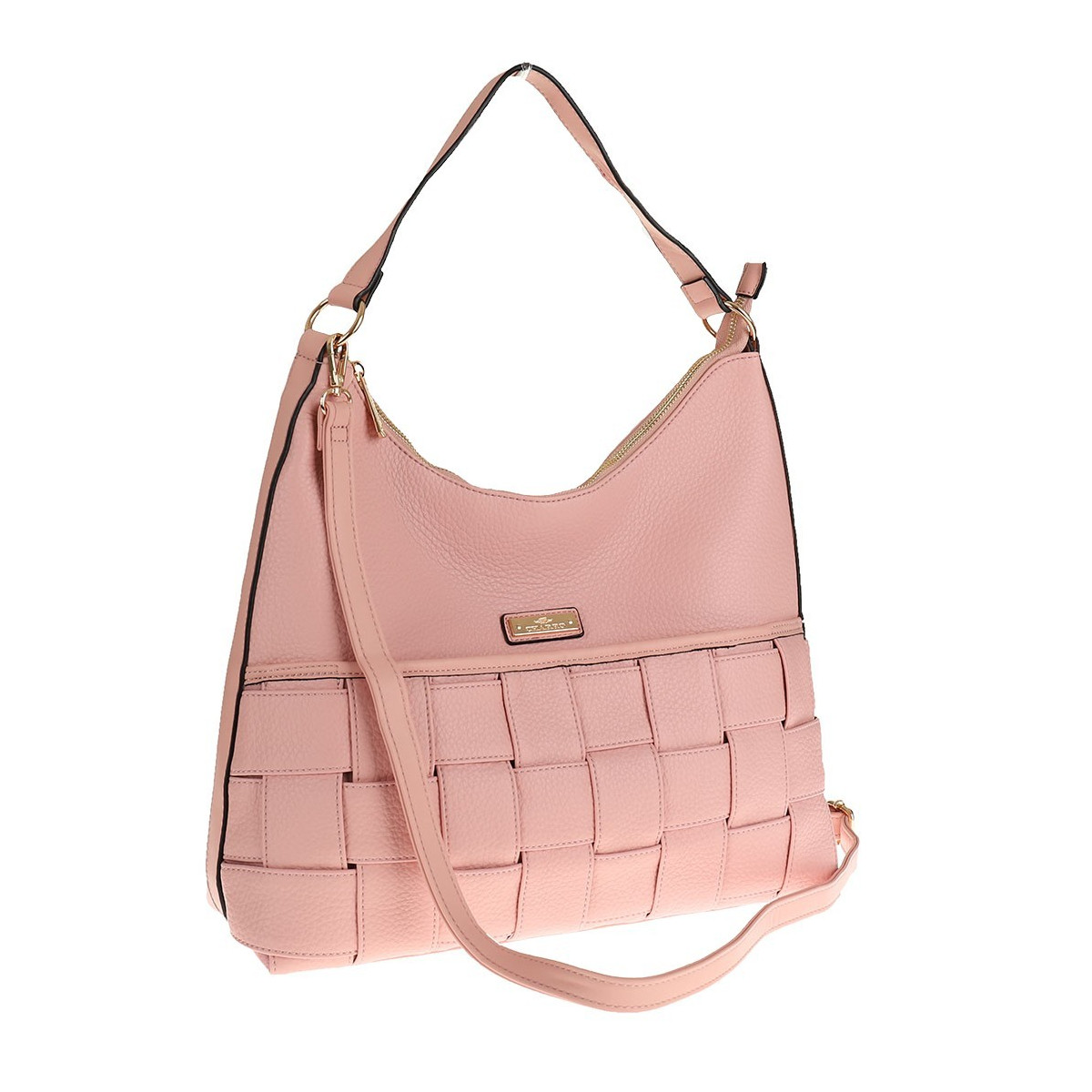 CHARRO Włoska Marka Torebka Listonoszka Worek na Ramię Shopper CH855631 Pink