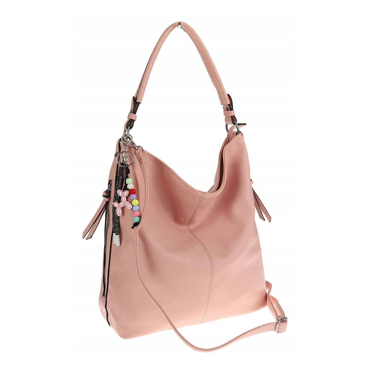 The Grace bags Torebka Damska Worek Listonoszka Shoper LH2570 Pink