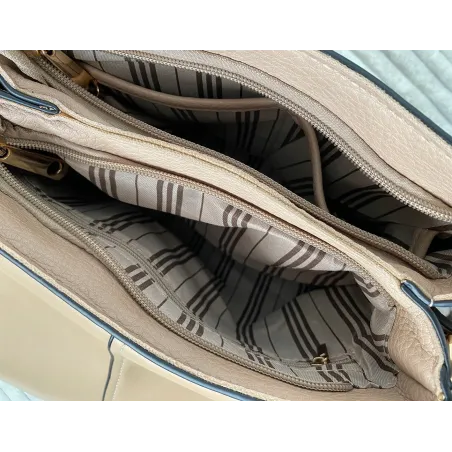 Torebka Damska Listonoszka Pojemna Miejska Kuferek na Ramię HJ8836 Fioletowa