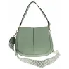 Torebka Damska Listonoszka Pojemna Miejska Kuferek na Ramię HJ8836 Zielona