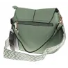 Torebka Damska Listonoszka Pojemna Miejska Kuferek na Ramię HJ8836 Zielona