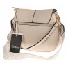 Torebka Damska Listonoszka Pojemna Miejska Kuferek na Ramię HJ8836 Beżowa