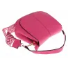 Torebka Damska Listonoszka Pojemna Miejska Kuferek na Ramię HJ8836 Fuksja