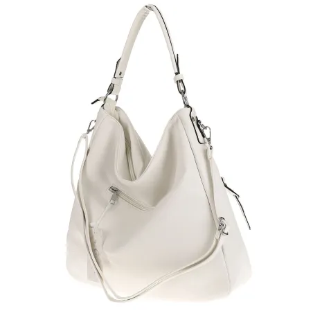The Grace bags Torebka Damska Shoper Worek na Ramię LH2578 White