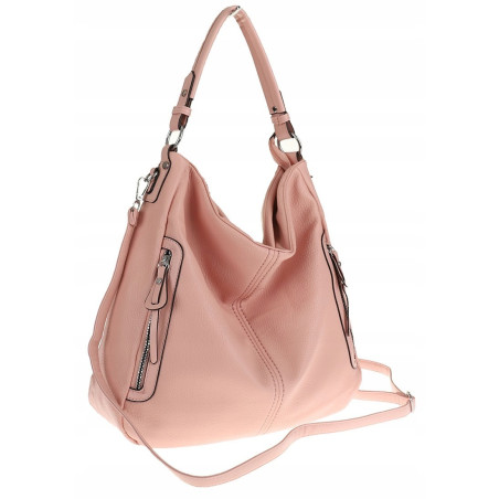 The Grace bags Torebka Damska Shoper Worek na Ramię LH2578 Pink