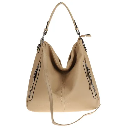 The Grace bags Torebka Damska Shoper Worek na Ramię LH2578 Khaki