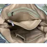 Maria C. Włoska Marka  Torebka Damska Listonoszka Worek Modna Shopper MC260 Beige