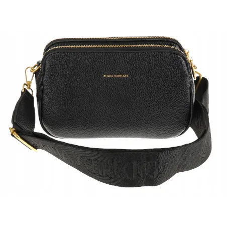 Regina Schrecker Włoska Marka  Torebka Damska kuferek Listonoszka RS3768 Black