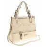CHARRO Włoska Marka Torebka Listonoszka Teczka na Ramię Kuferek CH855637 Beige