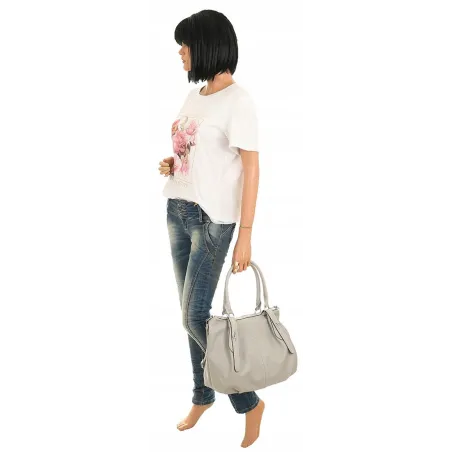 The Grace bags Torebka Listonoszka Worek na Ramię LH2576 Grey