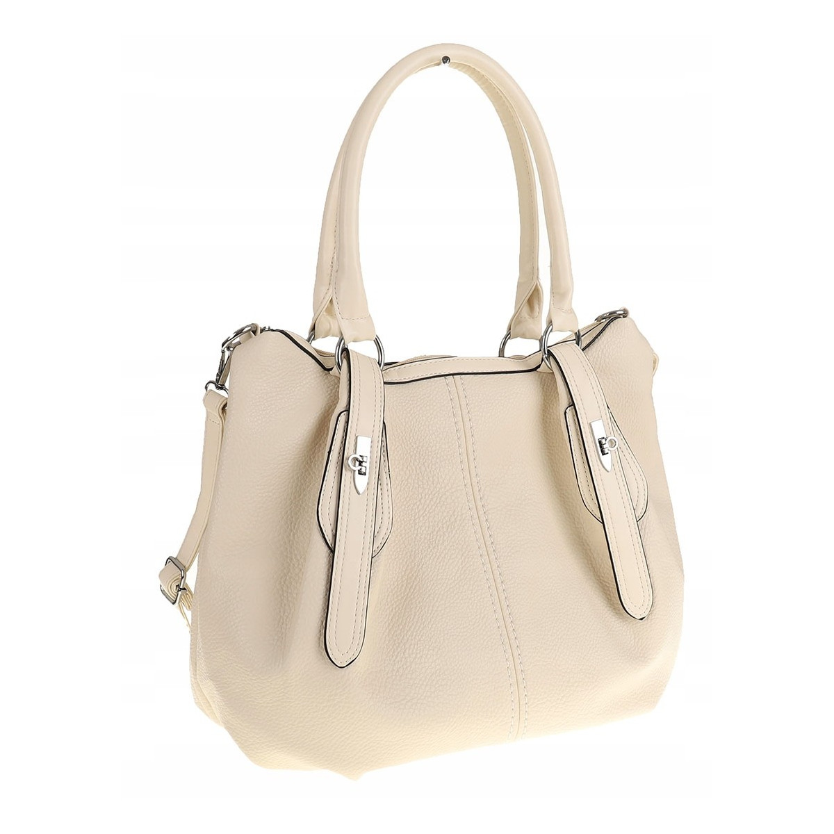 The Grace bags Torebka Listonoszka Worek na Ramię LH2576 Beige