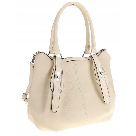 The Grace bags Torebka Listonoszka Worek na Ramię LH2576 Beige