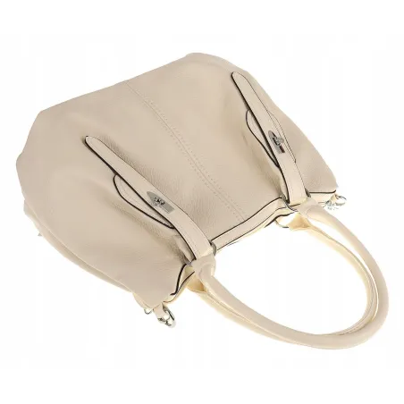The Grace bags Torebka Listonoszka Worek na Ramię LH2576 Beige