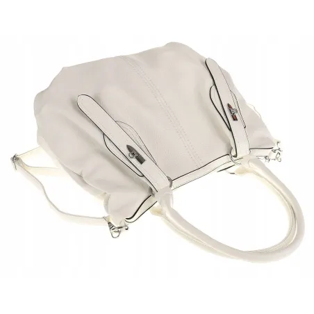 The Grace bags Torebka Listonoszka Worek na Ramię LH2576 White