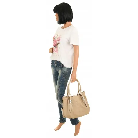 The Grace bags Torebka Listonoszka Worek na Ramię LH2576 Khaki