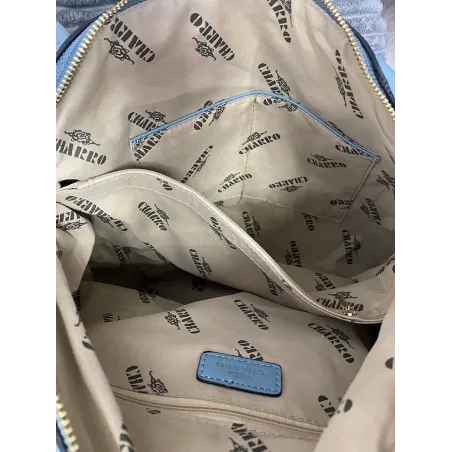 CHARRO Włoska Marka Torebka Listonoszka Worek na Ramię Shopper CH855624 White