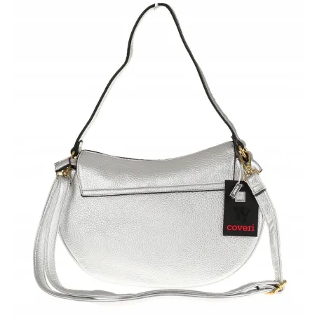 YY Coverii Włoska Marka  Torebka na Ramę kuferek Listonoszka CJLSG1494 Silver