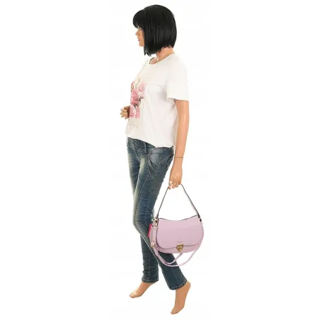 YY Coverii Włoska Marka Torebka na Ramę kuferek Listonoszka CJLSG1494 Purple