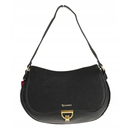 YY Coverii Włoska Marka Torebka na Ramę kuferek Listonoszka CJLSG1494 Black