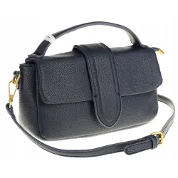 PHIL Firenze Włoska Marka Torebka Damska Listonoszka Kuferek PH4578 Blue