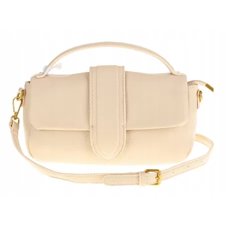 PHIL Firenze Włoska Marka Torebka Damska Listonoszka Kuferek PH4578 Nude