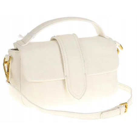 PHIL Firenze Włoska Marka Torebka Damska Listonoszka Kuferek PH4578 White