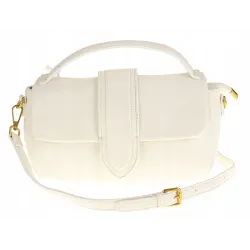 PHIL Firenze Włoska Marka Torebka Damska Listonoszka Kuferek PH4578 White