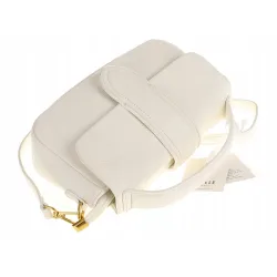 PHIL Firenze Włoska Marka Torebka Damska Listonoszka Kuferek PH4578 White