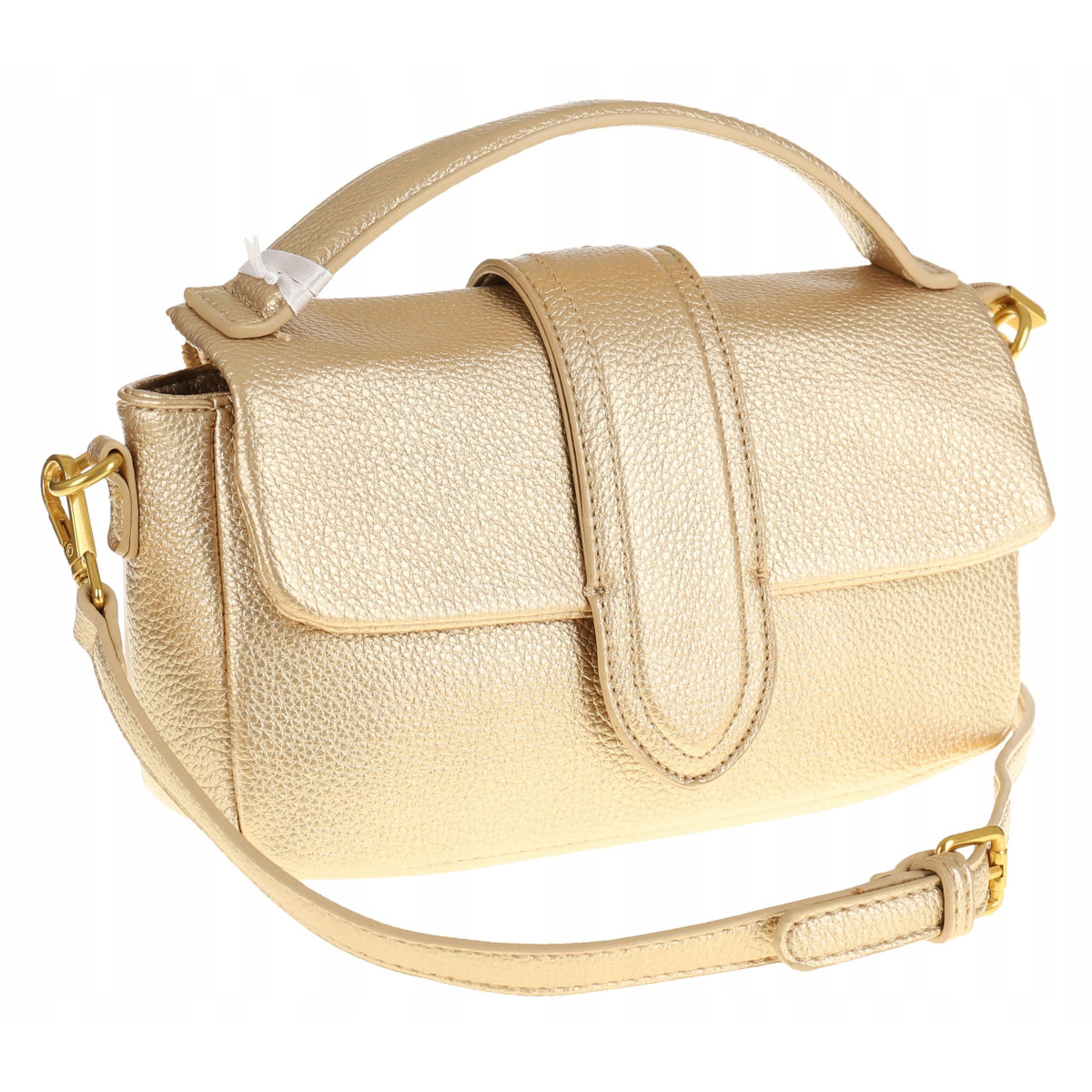 PHIL Firenze Włoska Marka Torebka Damska Listonoszka Kuferek PH4578 Gold