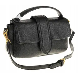 PHIL Firenze Włoska Marka Torebka Damska Listonoszka Kuferek PH4578 Black